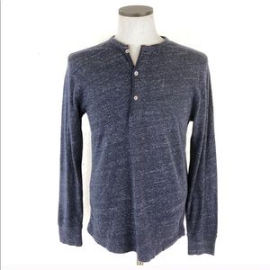 J. Crew Knit Goods Slim Flagstone Marled Henley